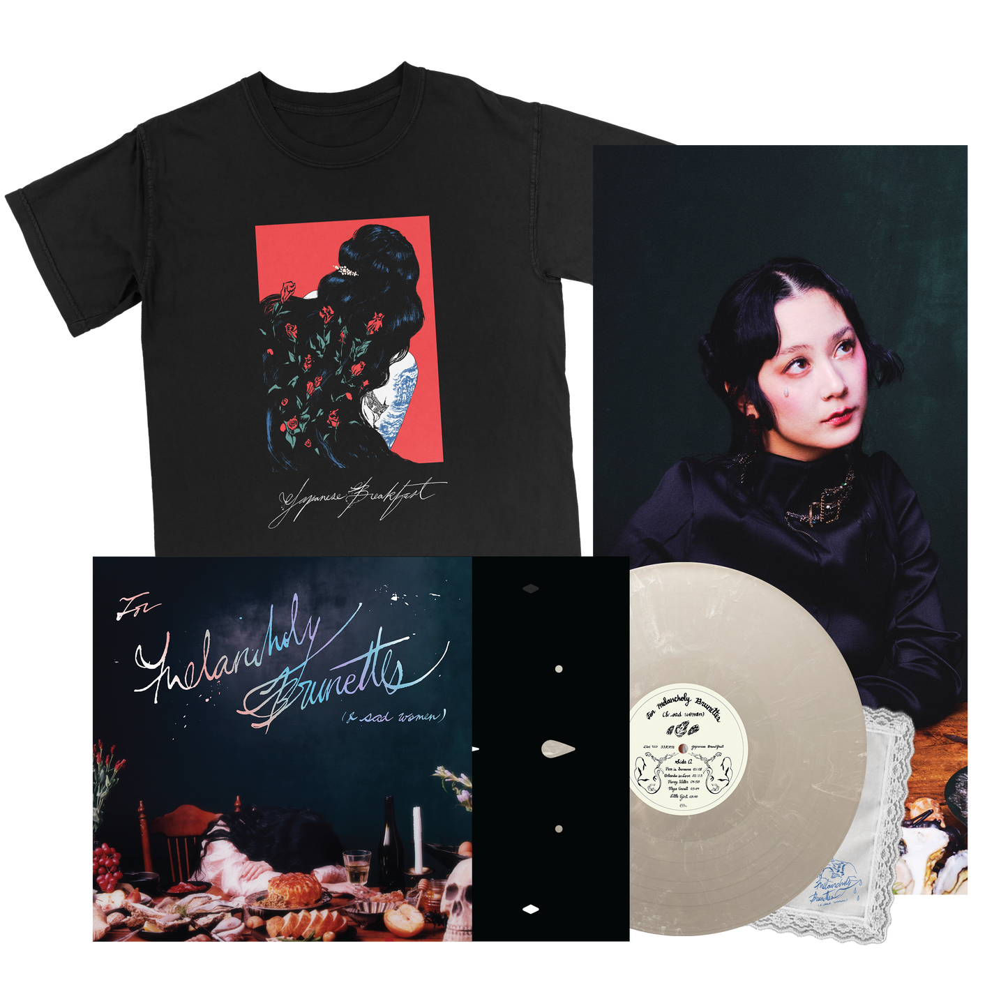 For Melancholy Brunettes (& sad women) Deluxe Edition Vinyl + T-Shirt